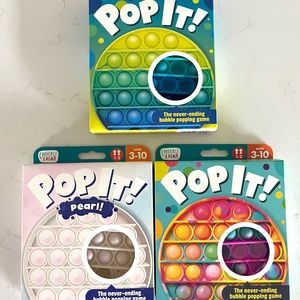 NEW. 3 Pop it kid toys